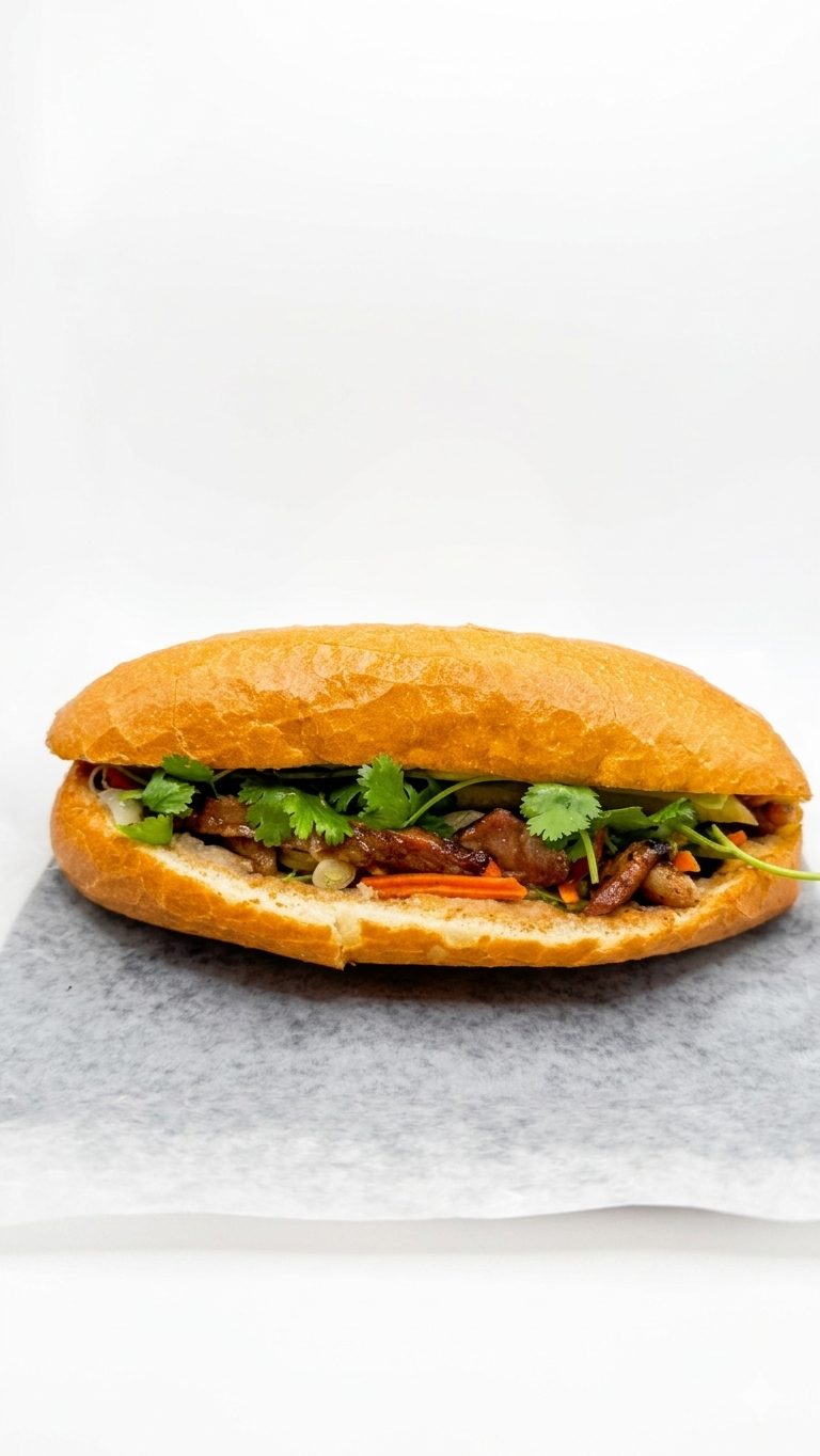Bánh Mì Thịt Nướng - Grilled Pork.