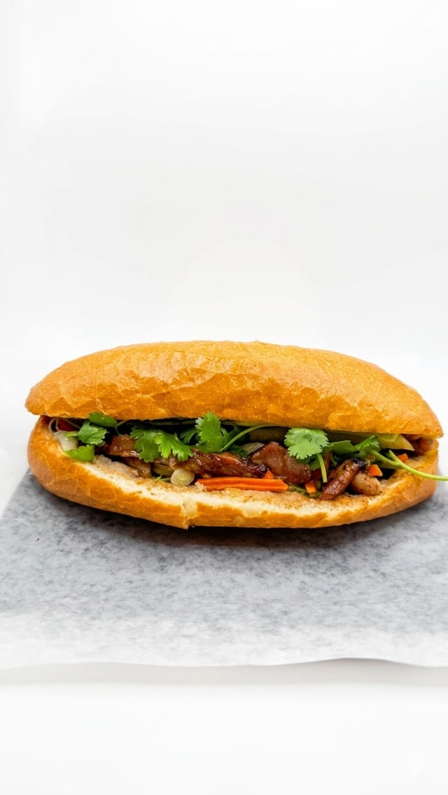 Bánh Mì Thịt Nướng - Grilled Pork.