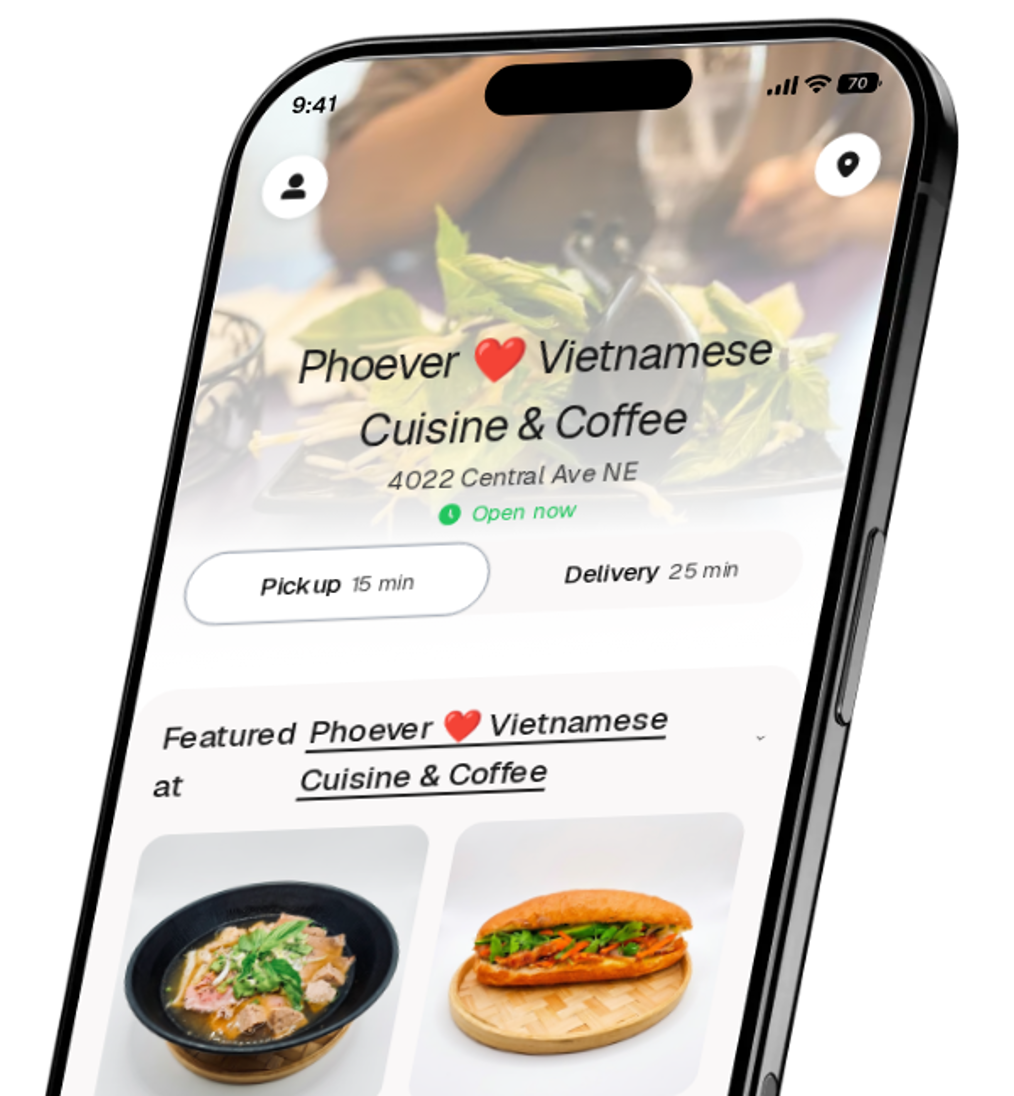 Phoever ❤️ Vietnamese Cuisine & Coffee app preview