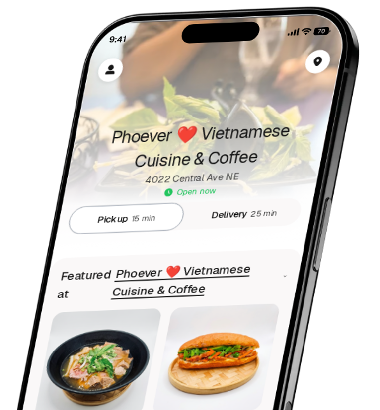 Phoever ❤️ Vietnamese Cuisine & Coffee app preview