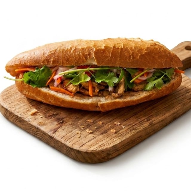Bánh Mì Gà Nướng - Grilled Chicken.