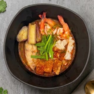 V7 Bún Mắm - Crispy Pork Belly Rice Noodle Soup
